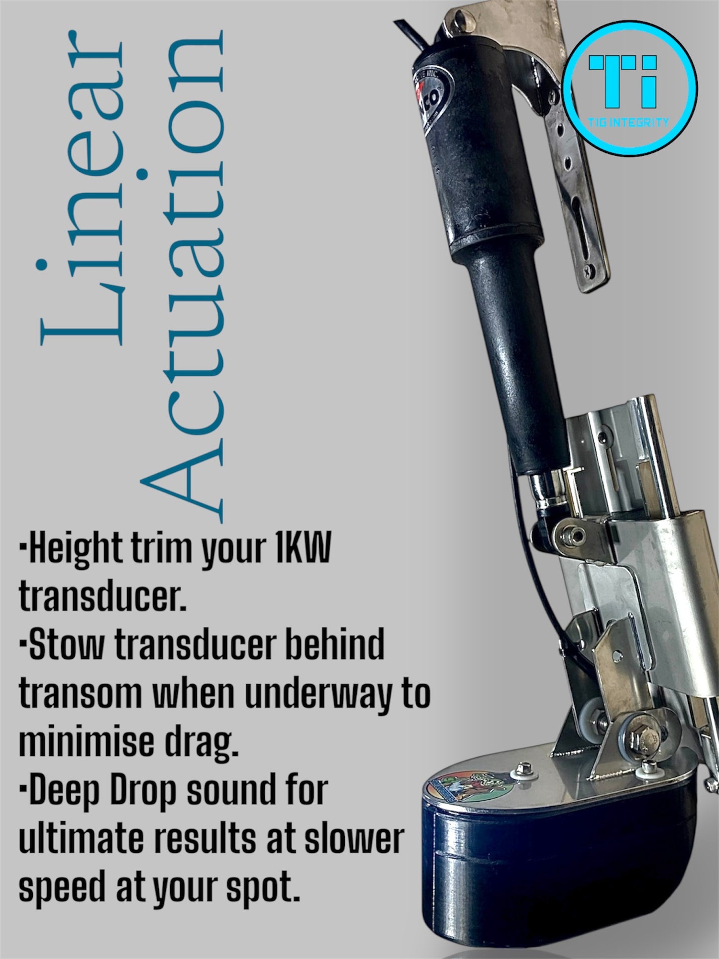 SAGA system -transducer trim with actuator
