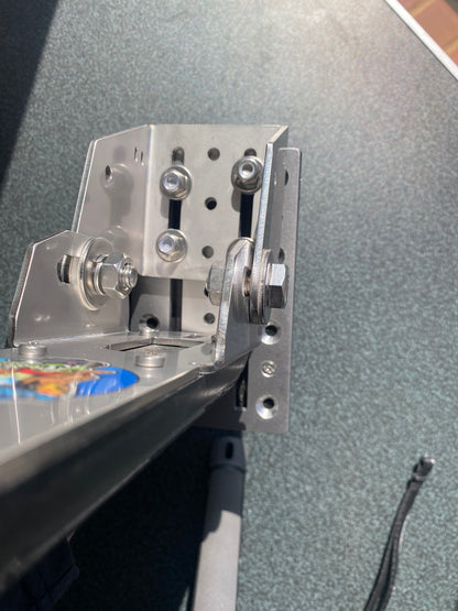 Jackplate to suit Pelagic GT (Garmin GT ) A.I.M ( Lowrance active image) and Predator (Lowrance) mounts