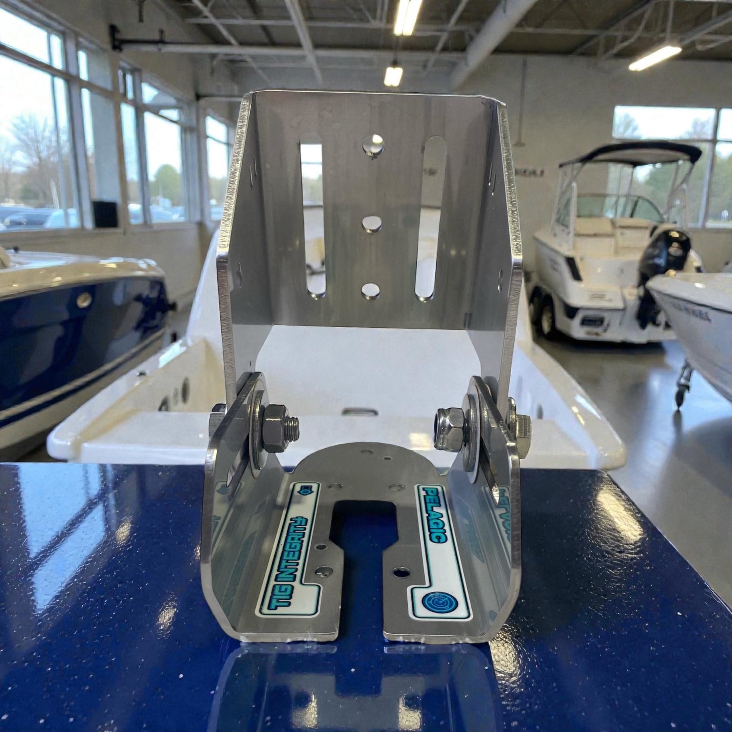 Where do I install my Garmin Gt 51, 56 transducer using heavy duty mounting