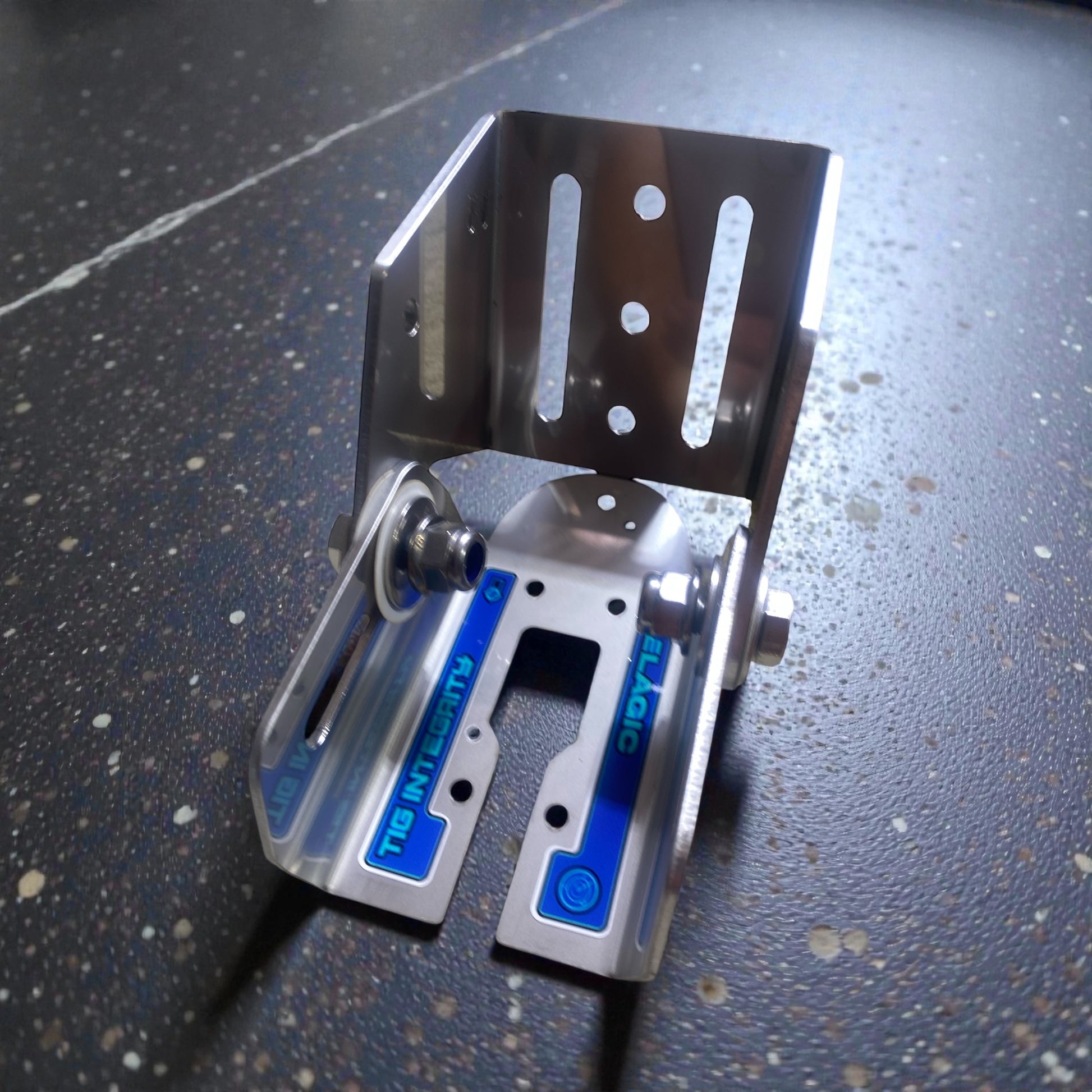 Heavy duty adjustable transducer mounting bracket for Garmin GT51 GT54 GT56