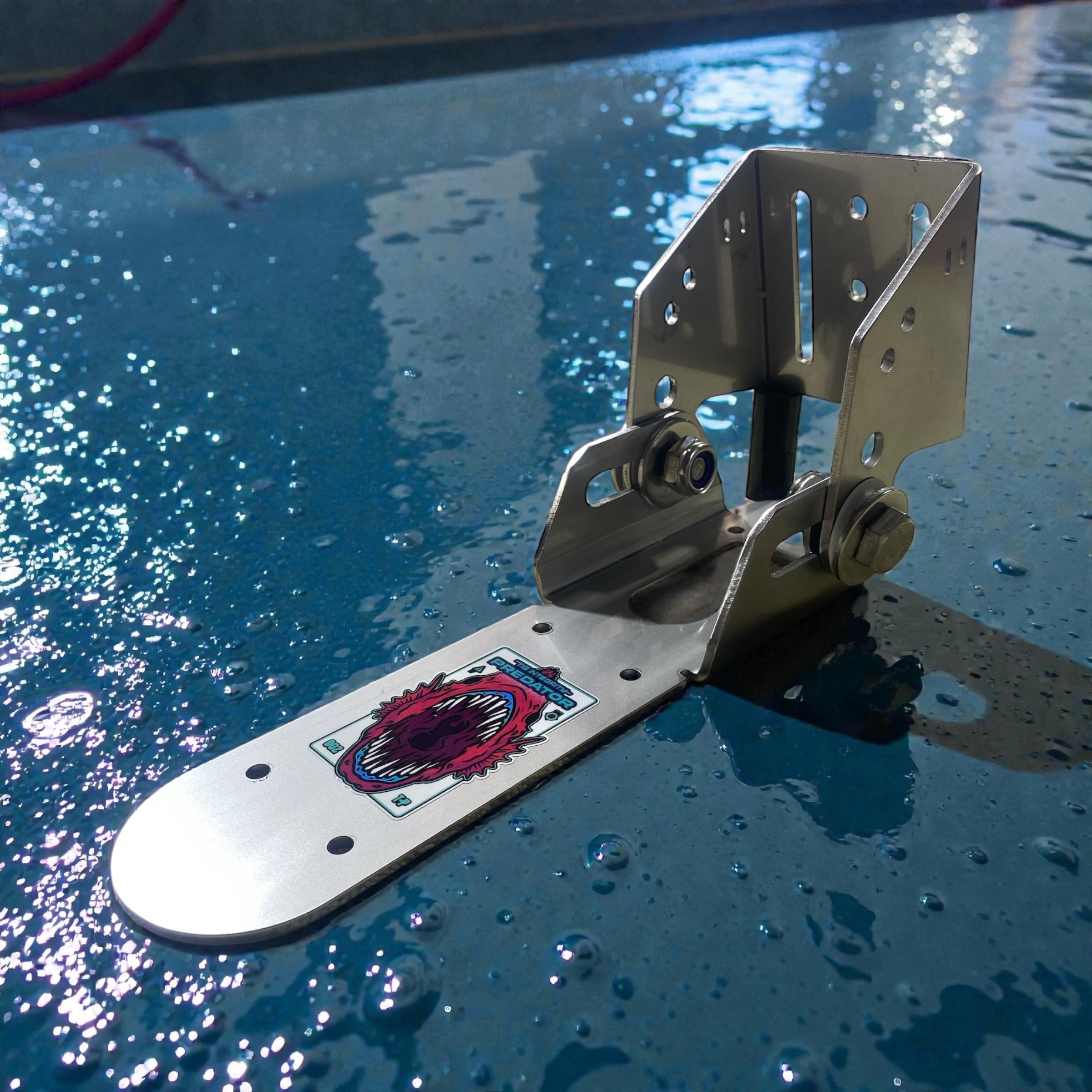 Load video: Lowrance factory mount with fully adjustable mount