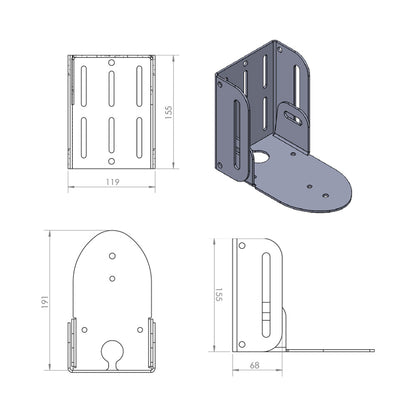 TM3 Transducer Mount